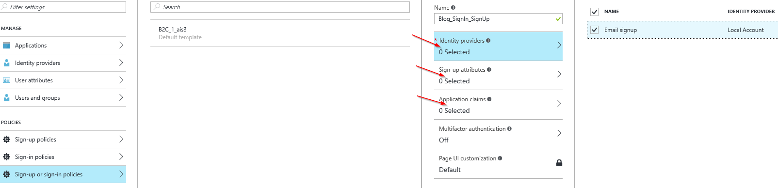 Azure AD test policy
